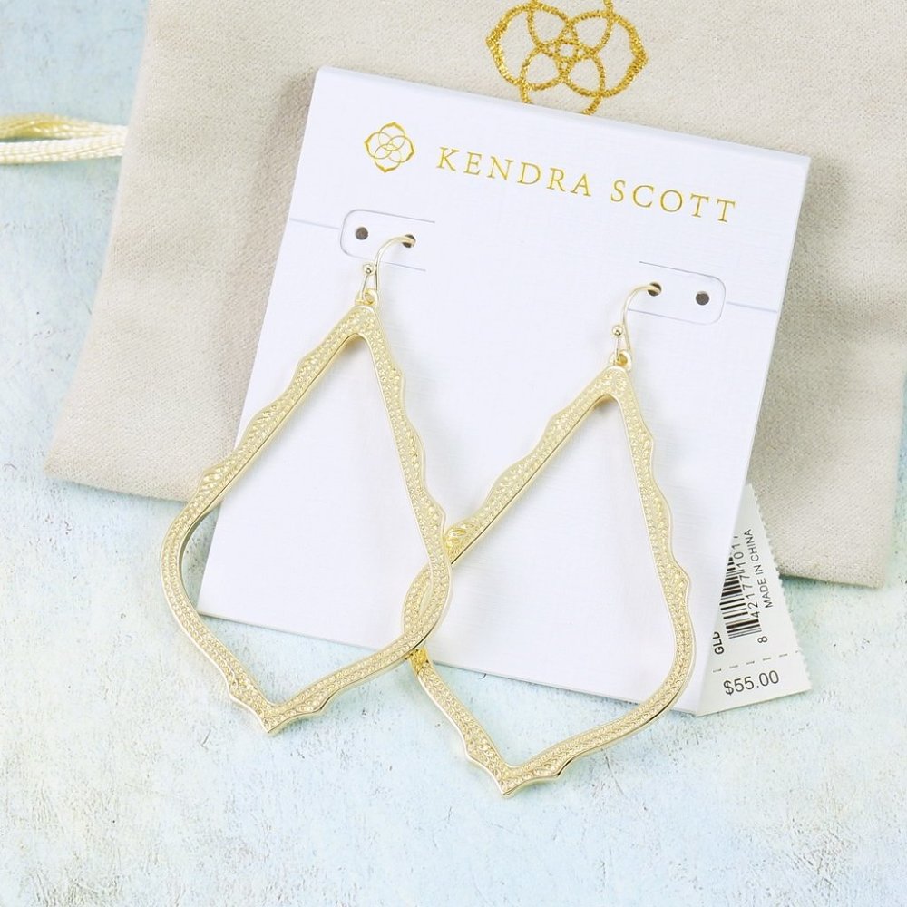 Christmas Sale: Kendra Scott Sophee Earrings Gold Plated